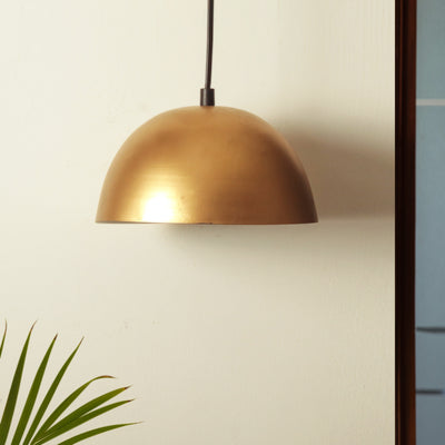 Heavenly Shadow' Pendant Lamp In Iron (4 Inch | Matte Finish)