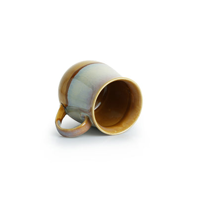 The Milky-Way Canvas' Tea-Coffee & Milk Mug Dual-Glazed Studio Pottery In Ceramic (360 ML | Microwave Safe)