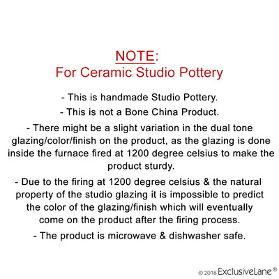 Crimson Caldera' Hand Glazed Studio Pottery Ceramic Coffee & Tea Mug (280 ML | Microwave Safe)