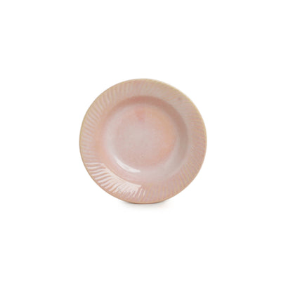 Coral Reef' Side/Quarter Plates In Ceramic (Set of 2 | Hand Glazed Studio Pottery | Microwave Safe)