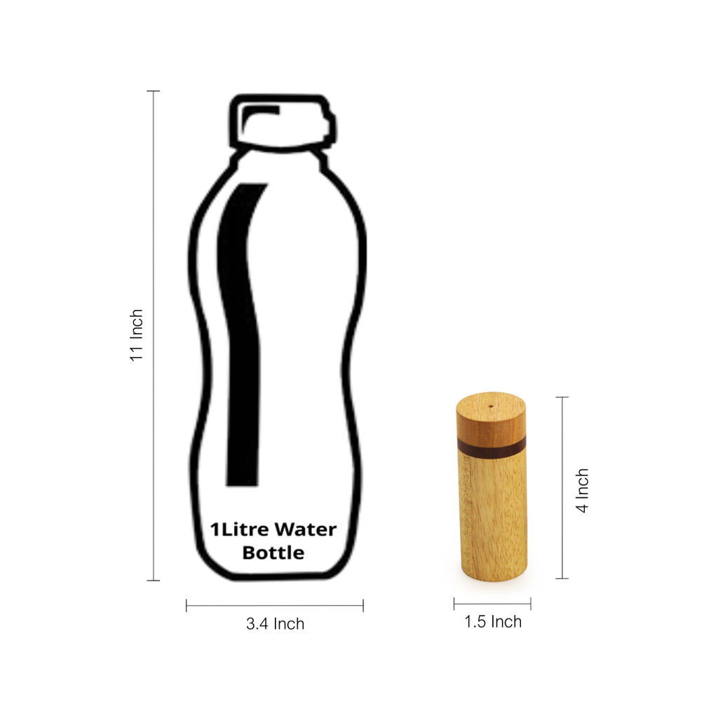 Elegant Salt & Pepper Shaker In Brown