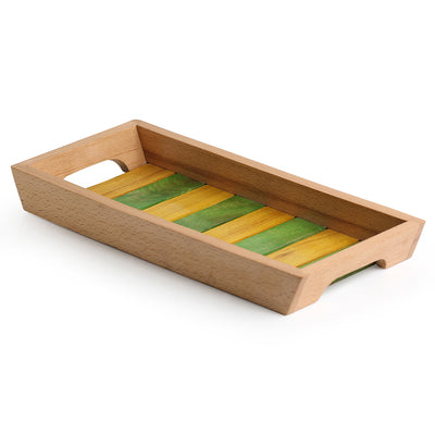 'The Coloured Runner' Handcrafted Wooden Serving Tray