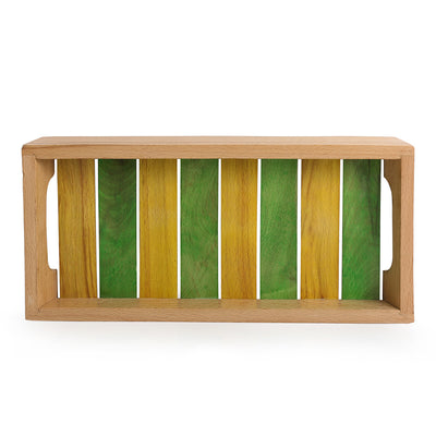 'The Coloured Runner' Handcrafted Wooden Serving Tray