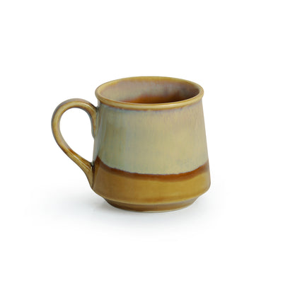 Tea & Coffee Cups Dual-Glazed Studio Pottery In Ceramic (Set Of 6