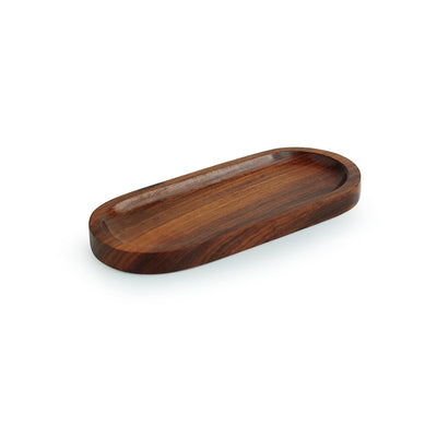 'Wood Pot Belly' Handcrafted Wooden Refreshment Jars And Tray