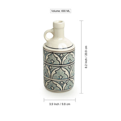 'Arabian Nights' Hand-Painted Ceramic Vase