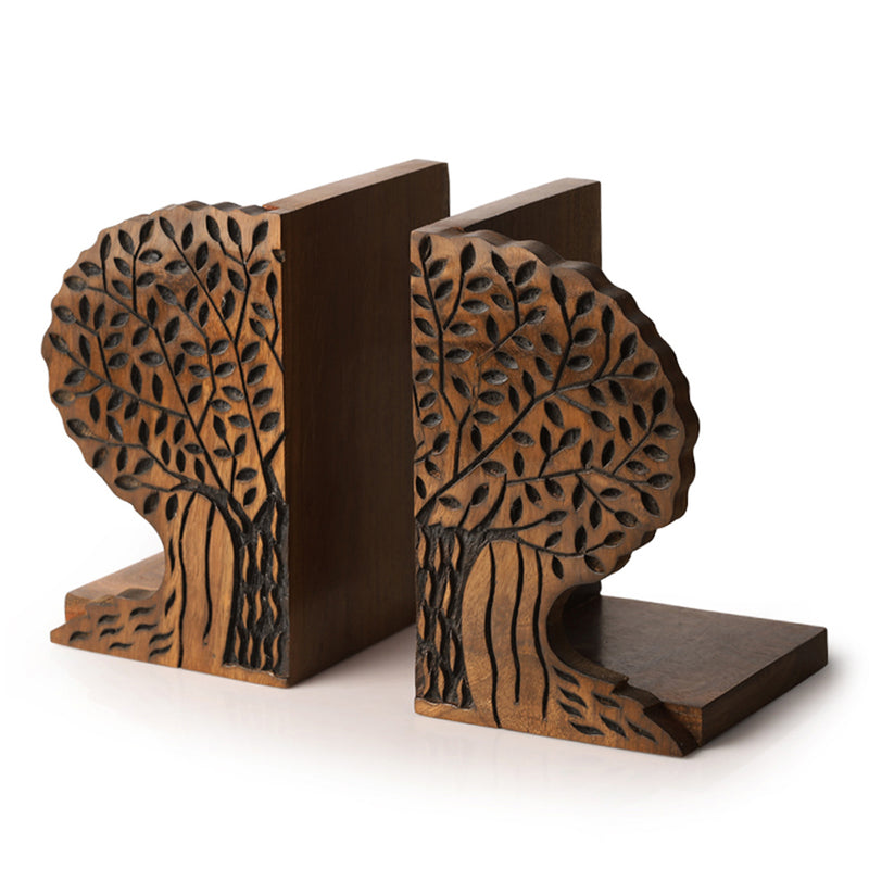 Tree Of Life Book End In Sheesham Wood
