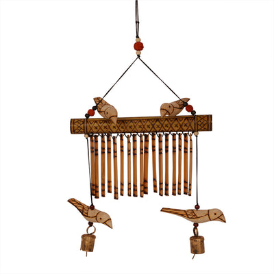 Bird Collection Wooden Handmade Decorative Wind Chime